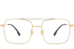 BS1913-0205_Golden_Aviator_Titanium_Glasses_front