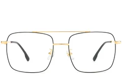 BS1913-0206_Black_Aviator_Titanium_Glasses_front
