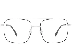 BS1913-0209_Black_Aviator_Titanium_Glasses_front