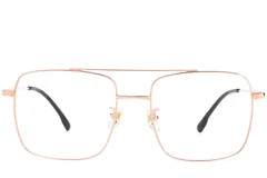 BS1913-0210_Pink_Aviator_Titanium_Glasses_front