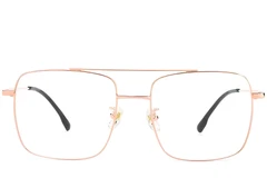 BS1913-0210_Pink_Aviator_Titanium_Glasses_front
