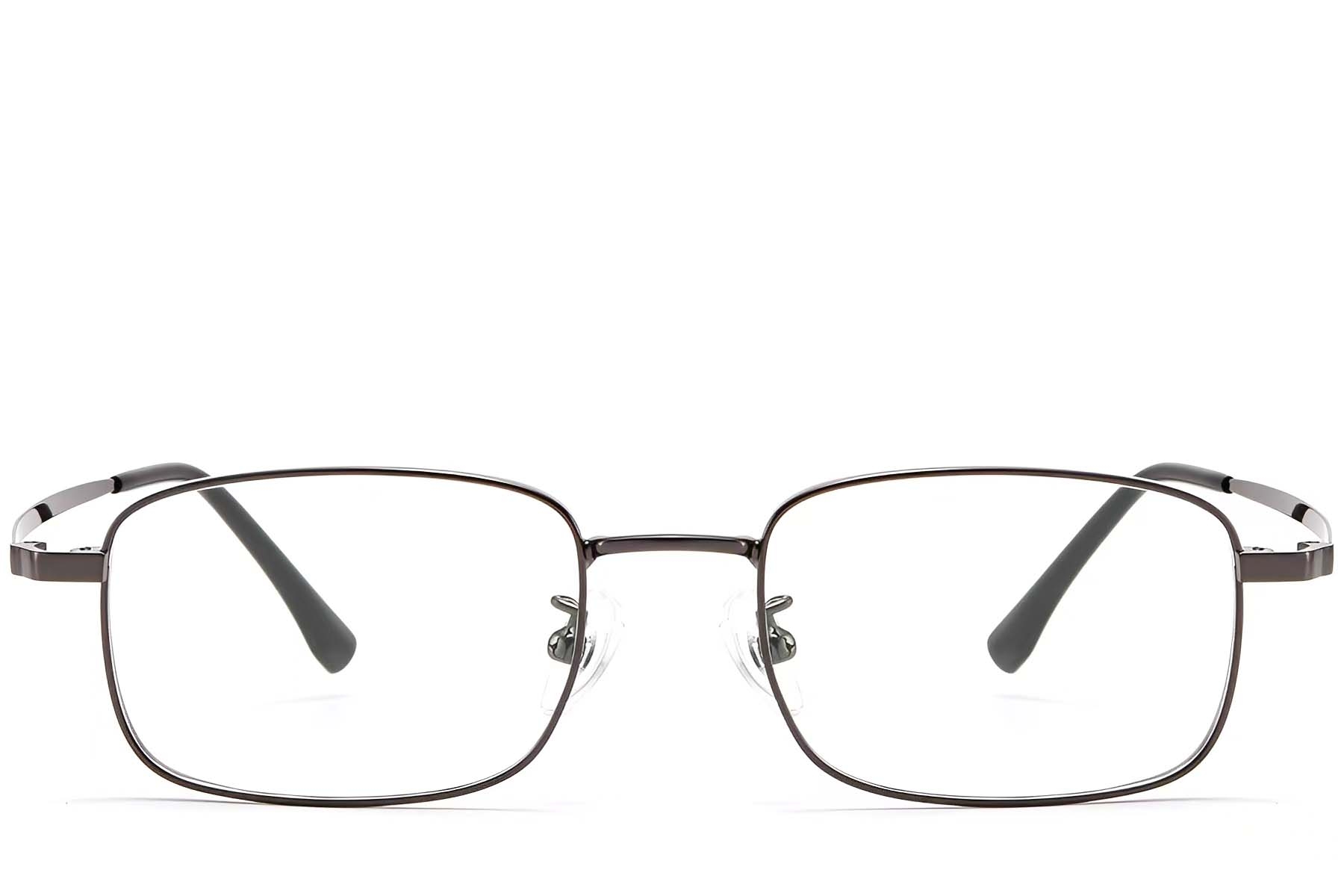 BS1913-0215_Grey_Rectangular_Titanium_Glasses_front