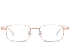 BS1913-0216_Pink_Rectangular_Titanium_Glasses_front