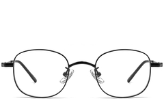 BS1913-0219_Black_Oval_Titanium_Glasses_front