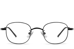 BS1913-0219_Black_Oval_Titanium_Glasses_front