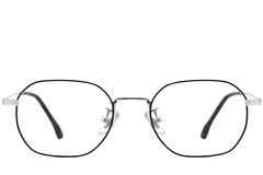 BS1913-0223_Black_Geometric_Titanium_Glasses_front
