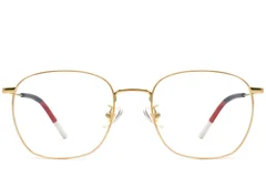 BS1913-0228_Golden_Rectangular_Titanium_Glasses_front