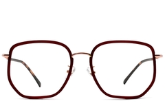 BS1913-0232_Red_Geometric_Metal_Glasses_front