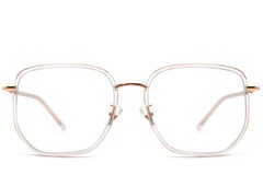 BS1913-0233_Pink_Geometric_Metal_Glasses_front
