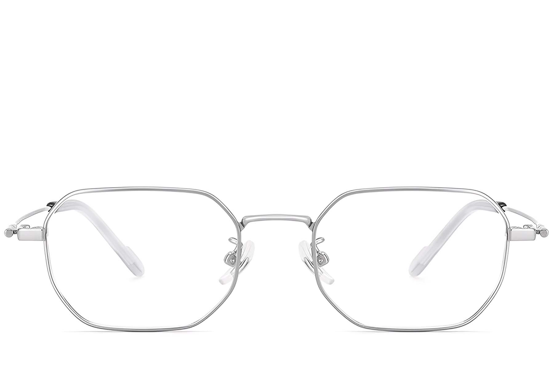 BS1913-0239_Silver_Geometric_Titanium_Glasses_front