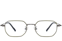 BS1913-0241_Green_Geometric_Titanium_Glasses_front