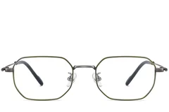 BS1913-0241_Green_Geometric_Titanium_Glasses_front