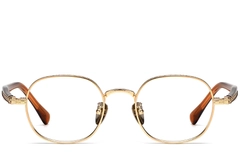 BS1913-0243_Golden_Oval_Titanium_Glasses_front