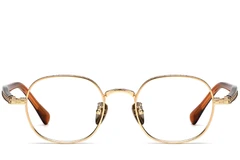 BS1913-0243_Golden_Oval_Titanium_Glasses_front