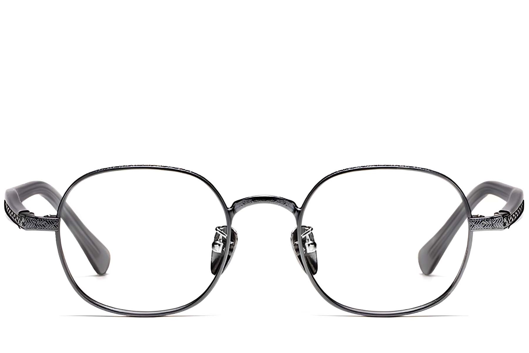 BS1913-0246_Grey_Oval_Titanium_Glasses_front