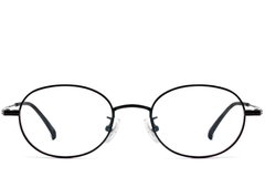 BS1913-0248_Black_Oval_Titanium_Glasses_front