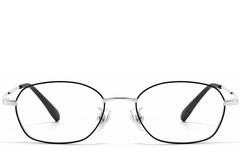 BS1913-0256_Black_Geometric_Titanium_Glasses_front