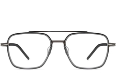 BS1913-0259_Grey_Aviator_Titanium_Glasses_front