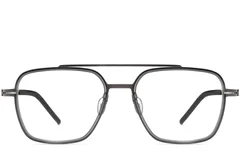 BS1913-0259_Grey_Aviator_Titanium_Glasses_front