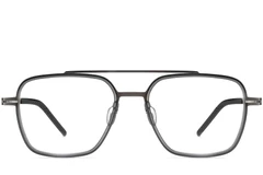 BS1913-0259_Grey_Aviator_Titanium_Glasses_front