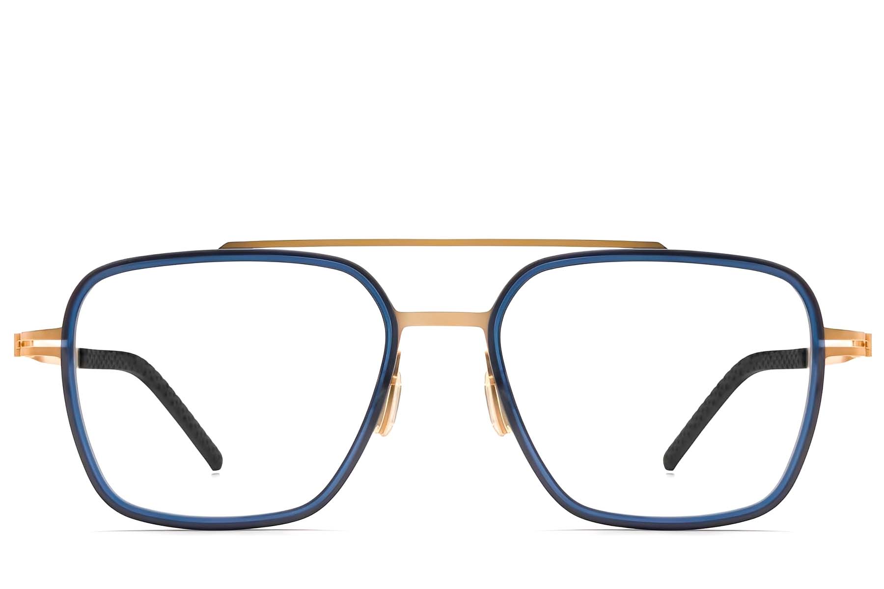 BS1913-0260_Blue_Aviator_Titanium_Glasses_front