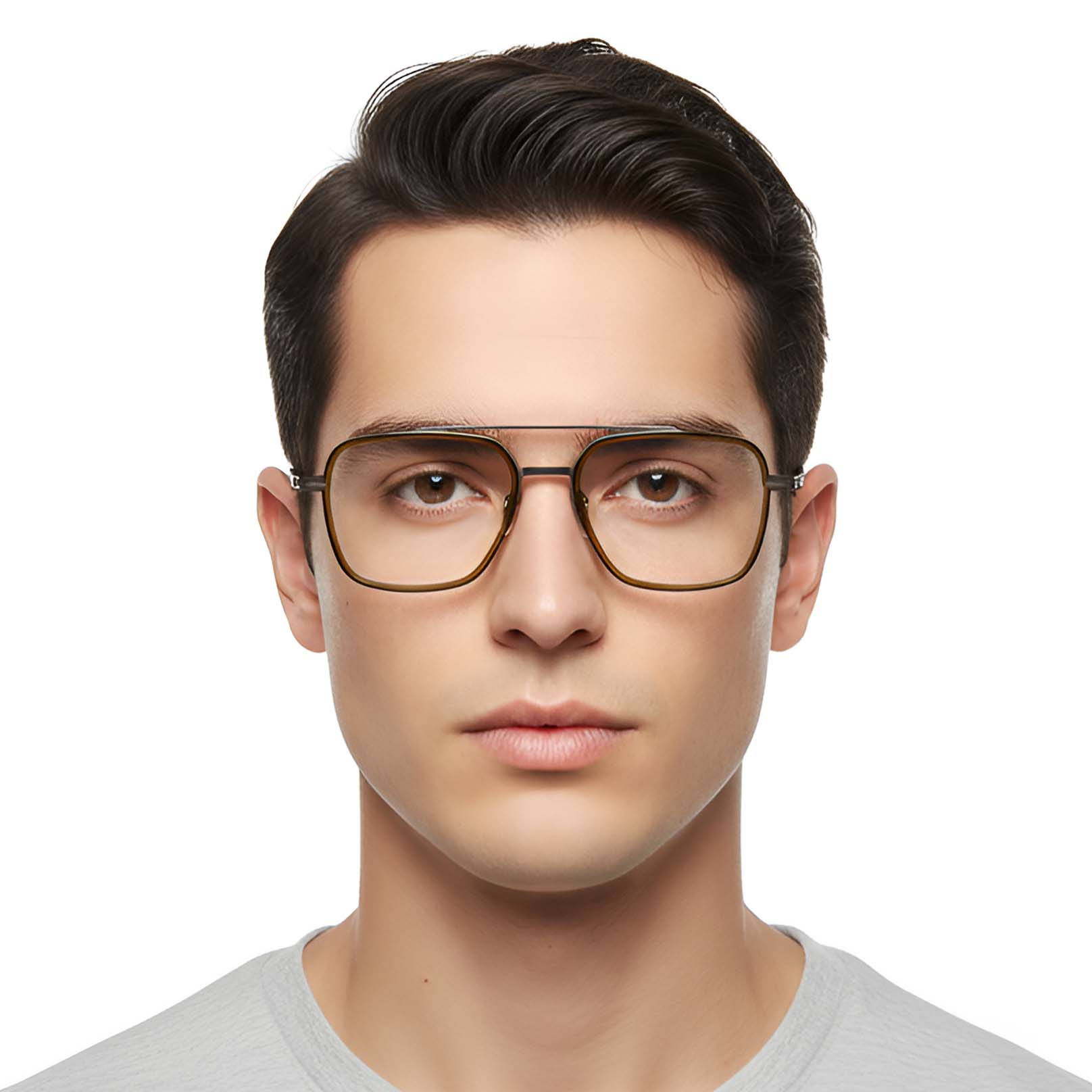 BS1913-0261_Green_Aviator_Titanium_Glasses_model