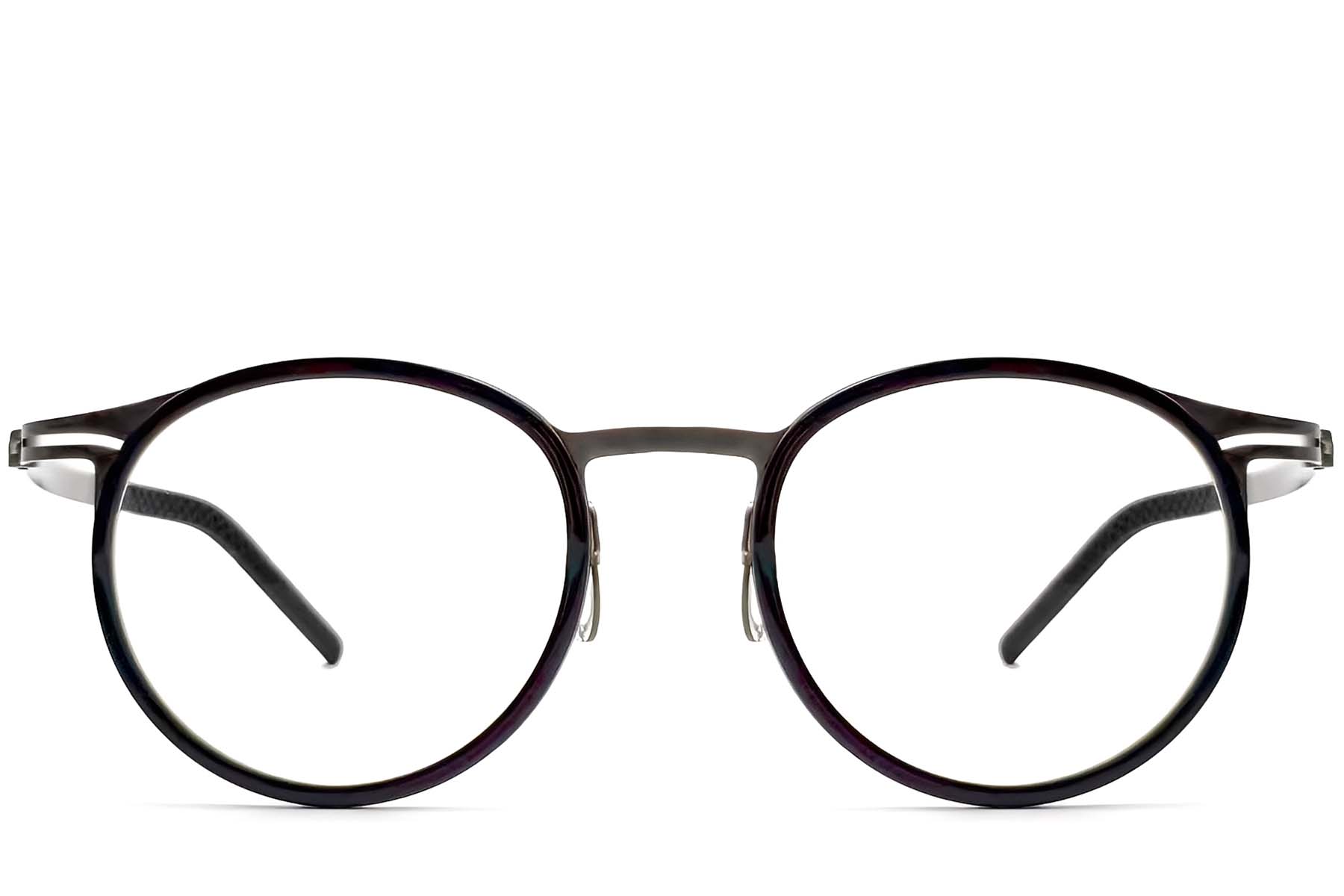 BS1913-0262_Black_Oval_Titanium_Glasses_front