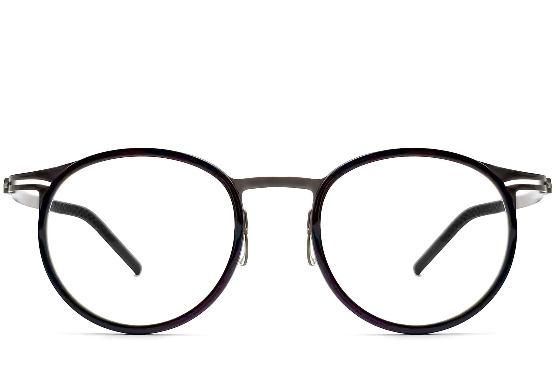 BS1913-0262_Black_Oval_Titanium_Glasses_front