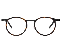 BS1913-0265_Tortoiseshell_Oval_Titanium_Glasses_front