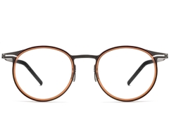 BS1913-0266_Brown_Oval_Titanium_Glasses_front