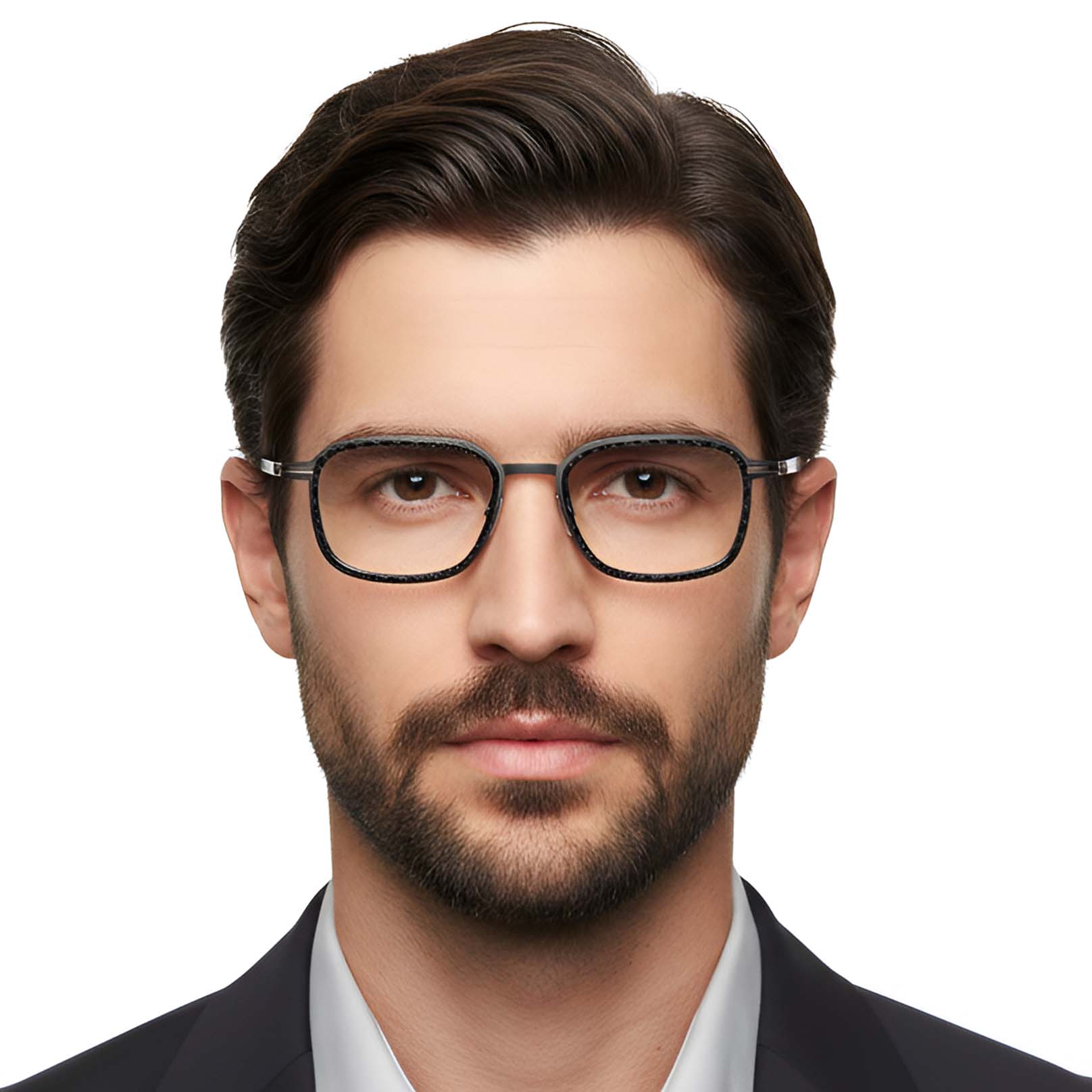 BS1913-0267_Black_Rectangular_Titanium_Glasses_model