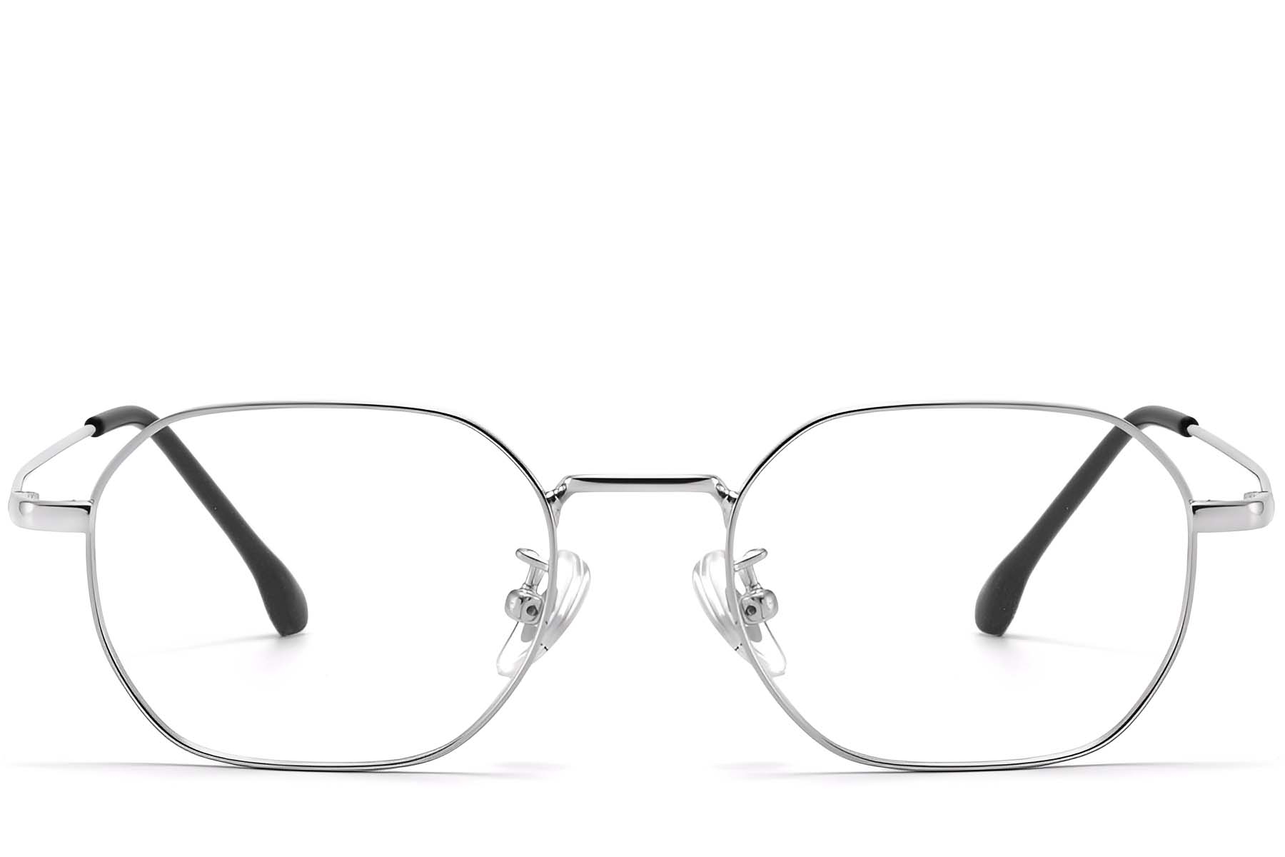 BS1913-0277_Silver_Geometric_Titanium_Glasses_front
