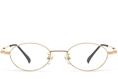 BS1913-0280_Golden_Oval_Titanium_Glasses_front