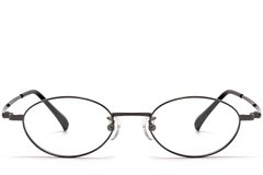 BS1913-0283_Grey_Oval_Titanium_Glasses_front