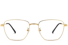 BS1913-0284_Golden_Rectangular_Titanium_Glasses_front