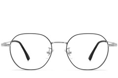 BS1913-0289_Black_Geometric_Titanium_Glasses_front