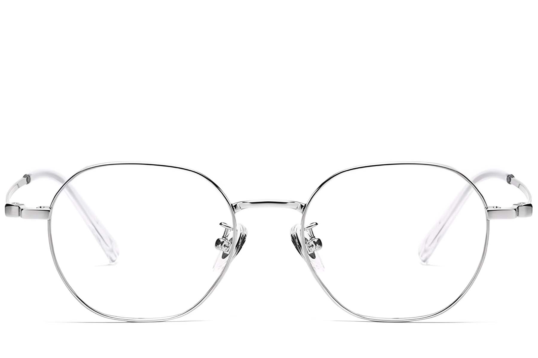 BS1913-0290_Silver_Geometric_Titanium_Glasses_front