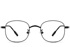 BS1913-0295_Black_Oval_Titanium_Glasses_front