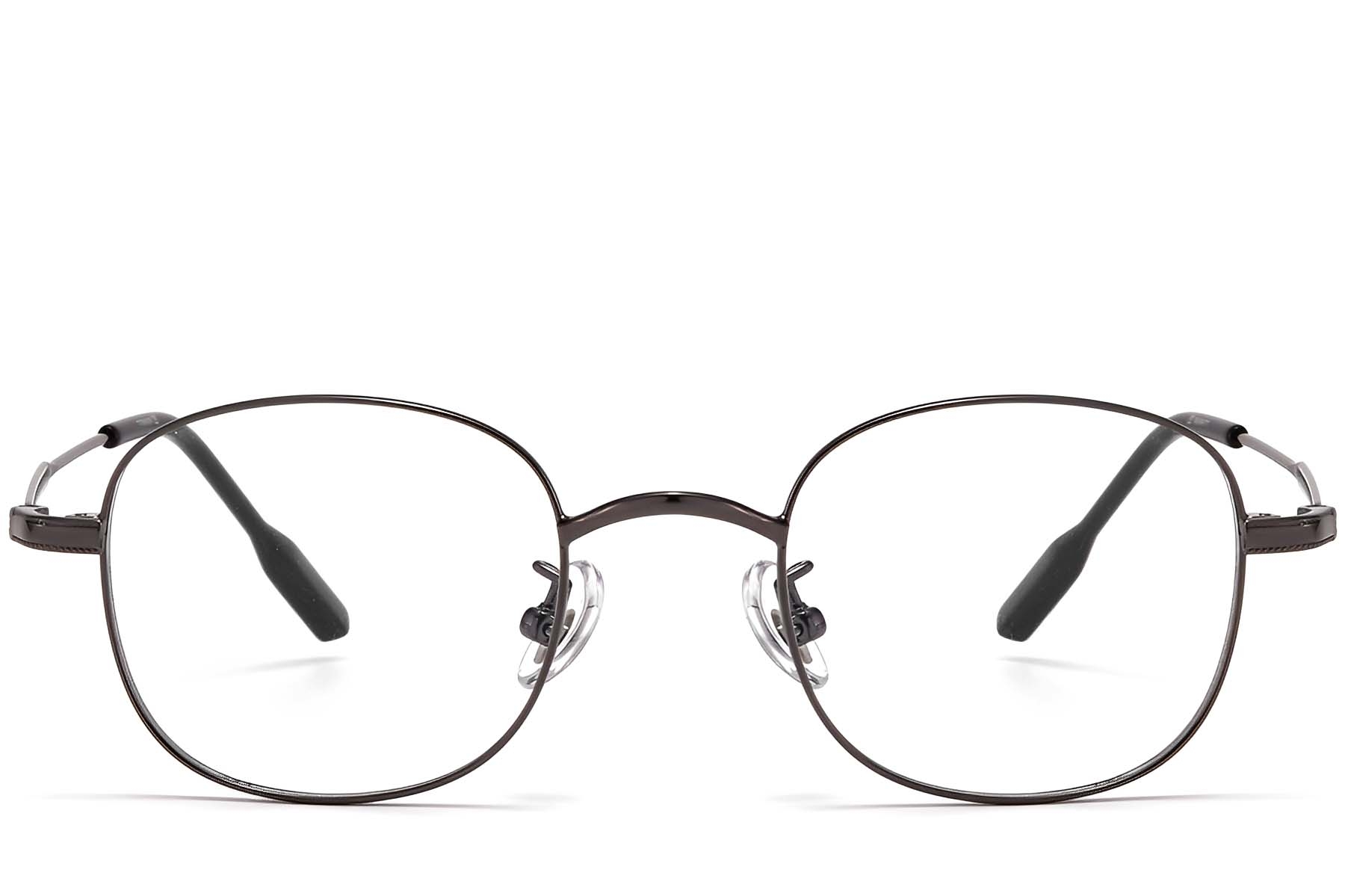 BS1913-0298_Grey_Oval_Titanium_Glasses_front