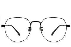 BS1913-0302_Black_Geometric_Titanium_Glasses_front