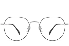 BS1913-0304_Black_Geometric_Titanium_Glasses_front