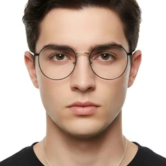 BS1913-0304_Black_Geometric_Titanium_Glasses_model