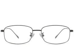 BS1913-0315_Grey_Rectangular_Titanium_Glasses_front