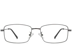 BS1913-0319_Grey_Rectangular_Titanium_Glasses_front