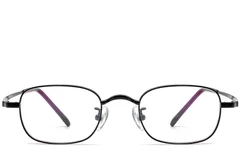 BS1913-0321_Black_Oval_Titanium_Glasses_front
