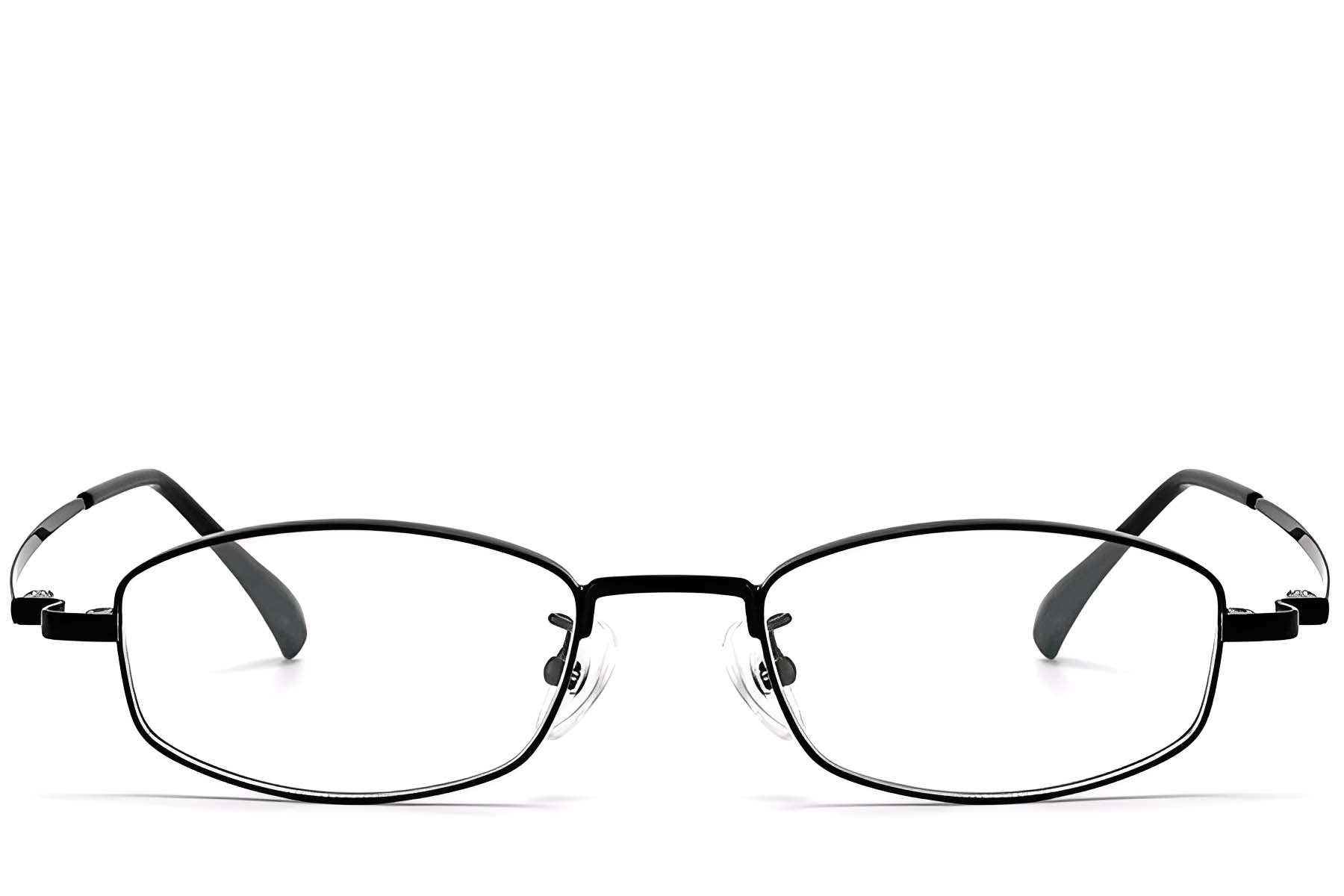 BS1913-0327_Black_Oval_Titanium_Glasses_front