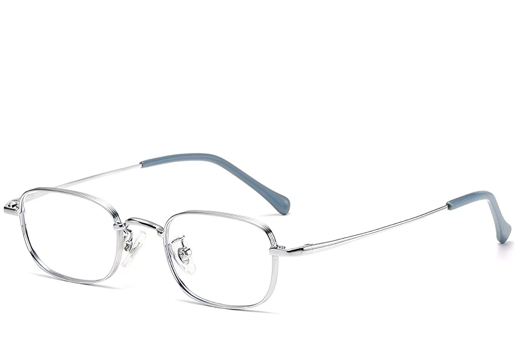 BS1913-0330_Silver_Rectangular_Titanium_Glasses_corner