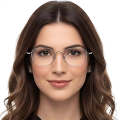 BS1913-0330_Silver_Rectangular_Titanium_Glasses_model