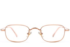 BS1913-0331_Pink_Rectangular_Titanium_Glasses_front