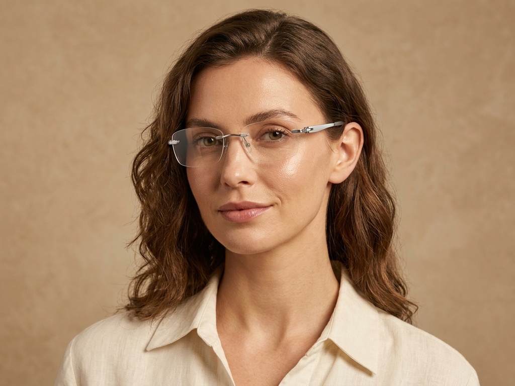 BS1913-0333_Grey_Invisible_Titanium_Glasses-tryon_female